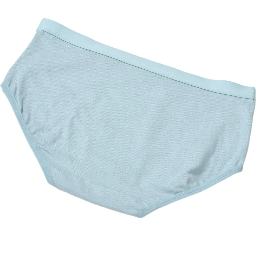 ملابس داخلية نسائية قطنية مقاس كبير بخصر مرتفع بدون درزات ملونة 4