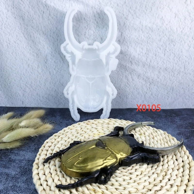 Creative Silicone Molds Wall Hanging Decors Molds Moth Crafting Moulds A0KD