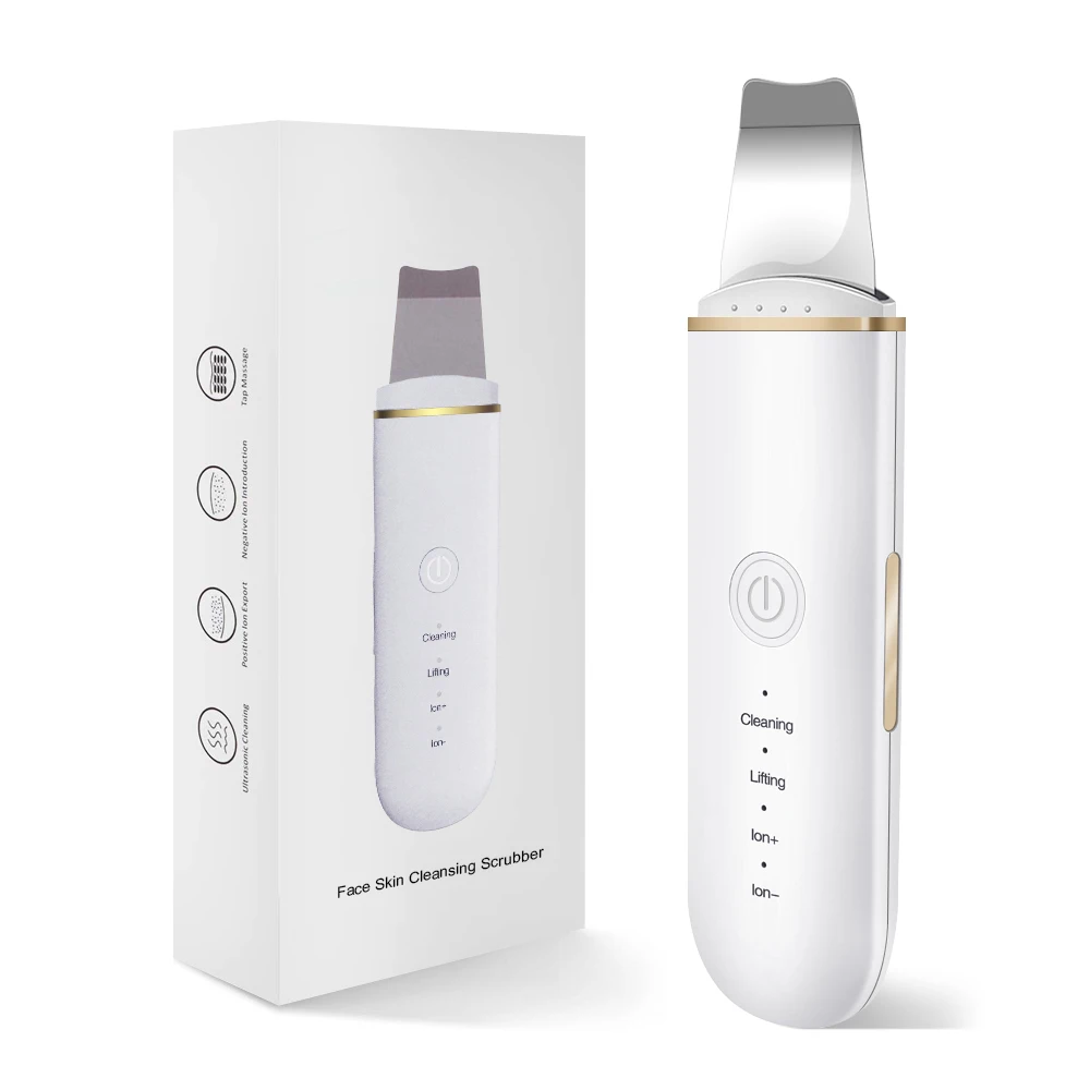 Youpin Ultrasonic Skin Scrubber Vibration Face Spatula Blackhead Remover Shovel Clean Cavitation Peeling Facial Lifting