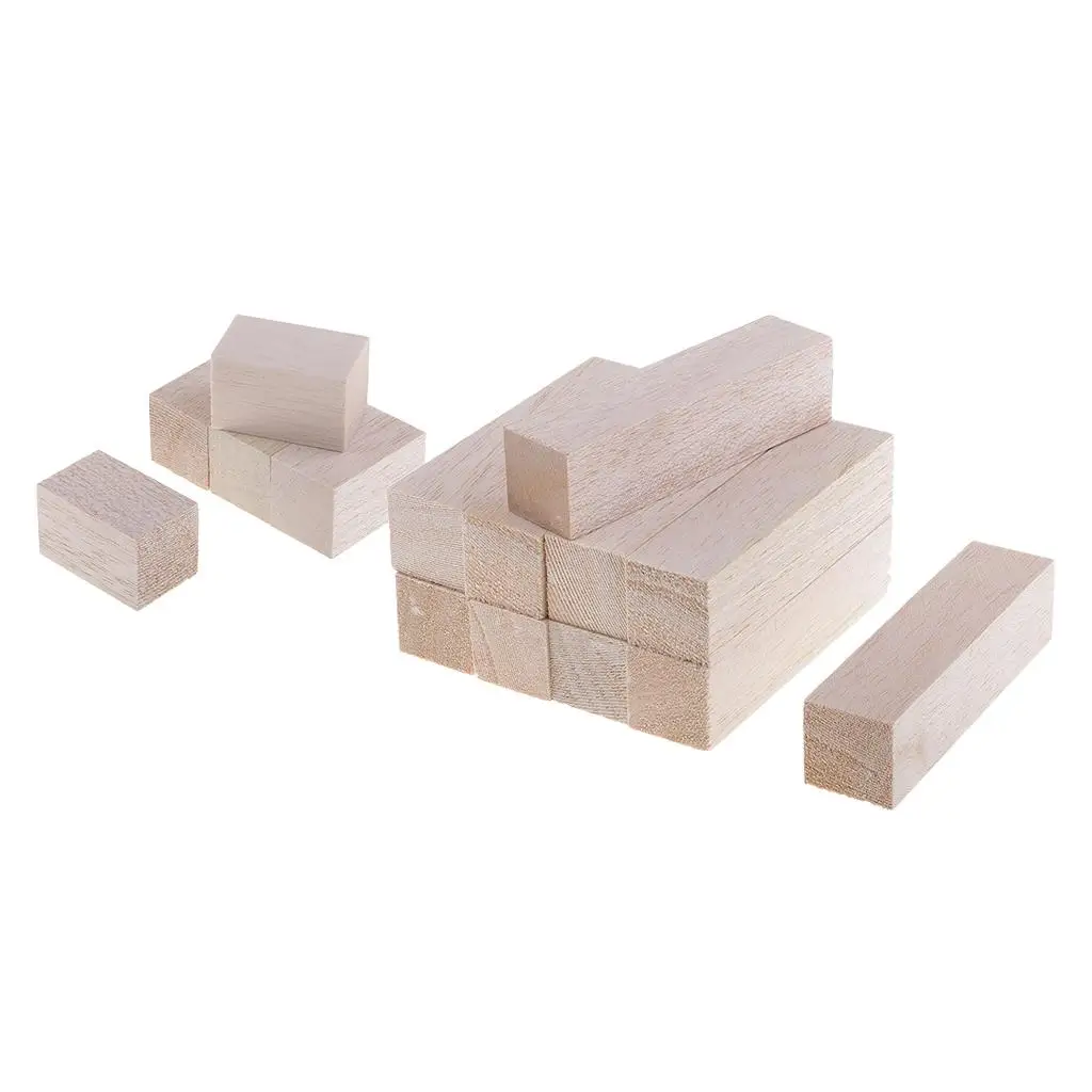 5/10pcs Balsa Wood Blocks Stick Rod DIY Model Woodworking Crafts 50mm/120mm  - AliExpress