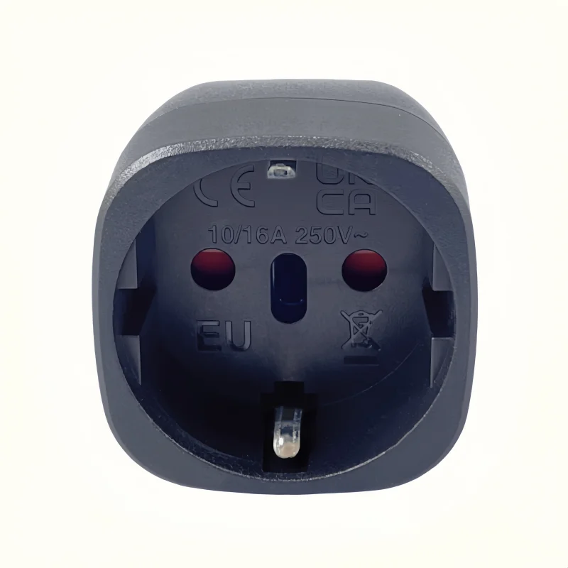 Universal AC Power Plug Adapter for EU, Switzerland, and Italy - Ideal for Travel