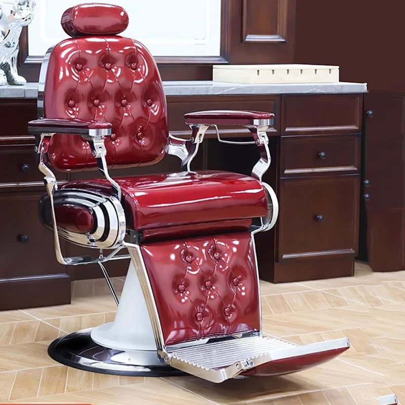 Professional Beauty Barber Chair Makeup Metal Comfortable Stylist Aesthetic Manicure Chair Salon Silla Barberia Luxury Furniture