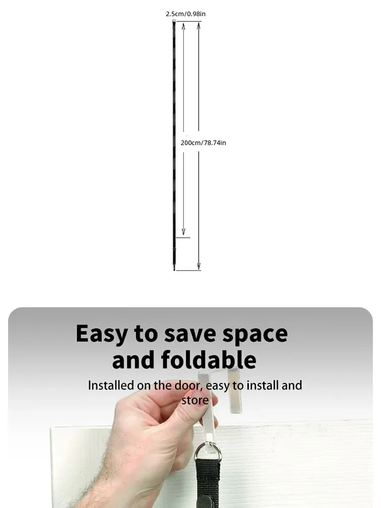 Description Picture 5 of itemNylon Straps Cap Rack Storage Rack Wiht Hook For Baseball Ball Cap Over Door Closet Organizer Hat Collections Display