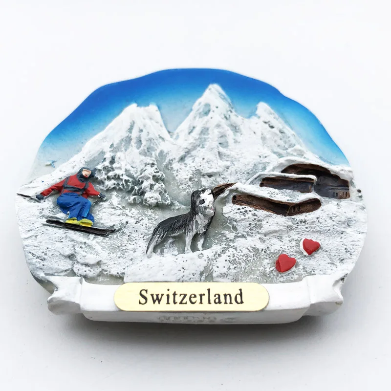 Description Picture 6 of itemEurope Switzerland 3D Fridge Magnets Tourism Souvenir Refrigerator Magnets Sticker Collection Handicraft Decoration Articles