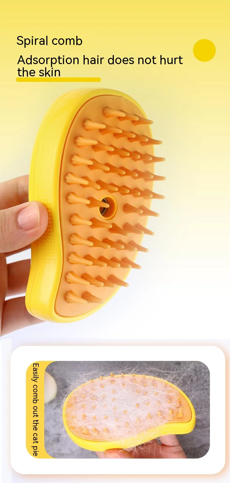 Title 2, Cat & Dog Pet Electric Spray Massage Comb Anti-...