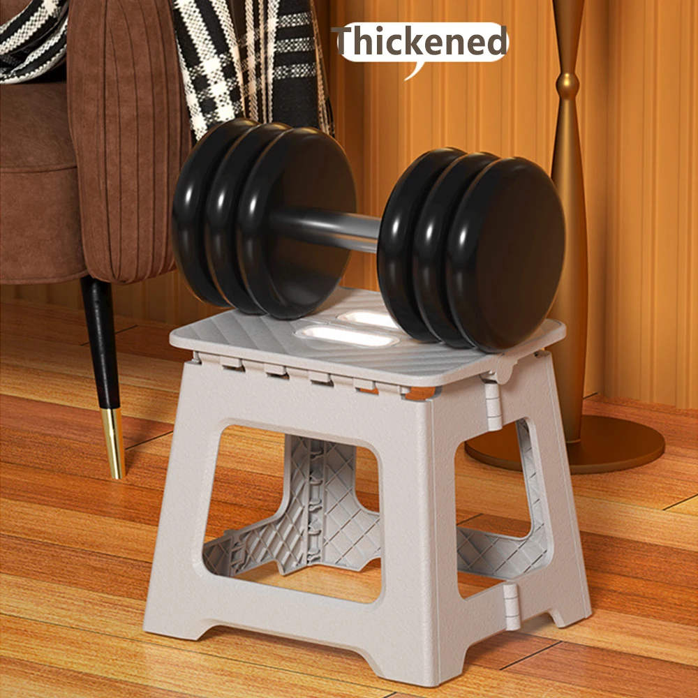 Plastic Chair Folding Stools Portable Outdoor Chair Thickened Saddle For Camping Fishing Gifts Party Favors