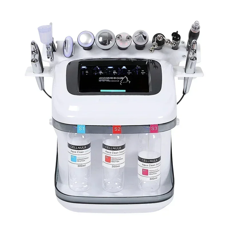 Water Oxygen Jet Peel Hydro Beauty Skin Cleansing Hydrofacial Machine 10IN1 facial beauty instrument