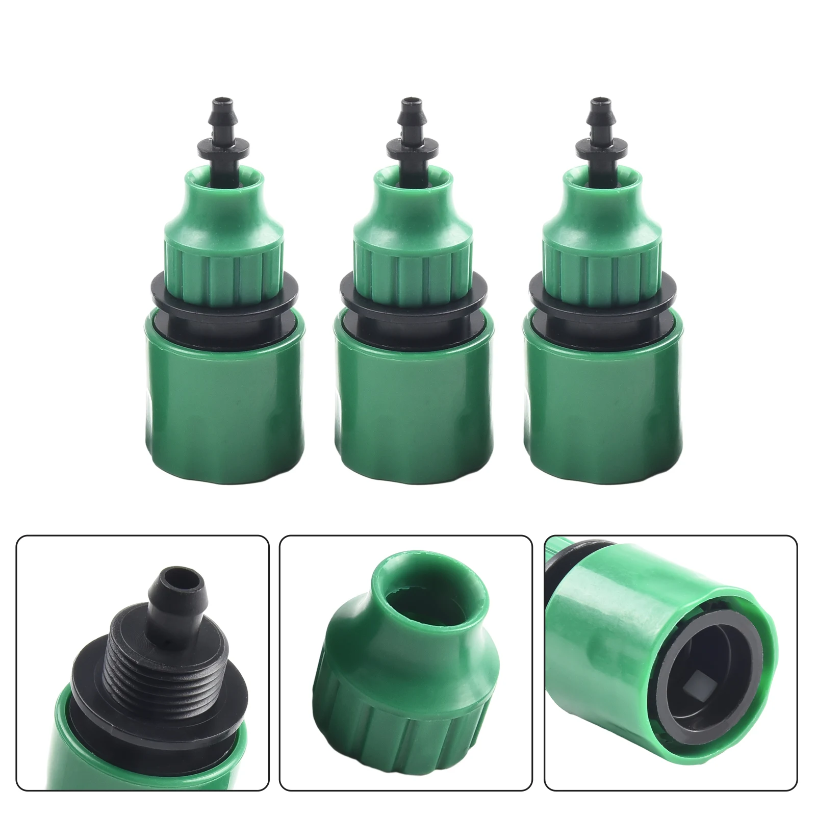 

5 X Water Hose Quick Connector 4/7mm, 8/11mm Plastic Garden Water Hose Quick Connector Micro Irrigation Adapter Connector