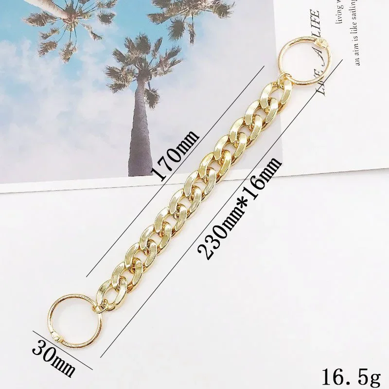 1 Stück Kette Schuhe Charms Schnallen Gold Rose Diamant-montiert Zubehör für Taschen Handys Clogs Schuh Dekorationen mehrfarbig DIY – Detail 3
