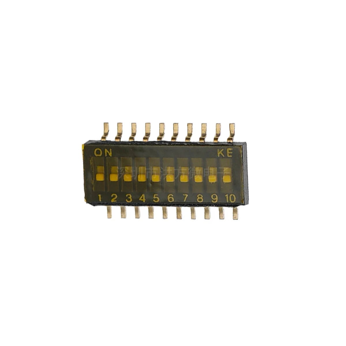 

KINGTEK SMD SMT переключатель циферблата 1,27 мм 10-bit KE DSHP10TSGER переключатель слайдера
