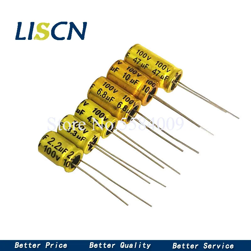 10PCS 100V Audio Capacitor Non Polarity Frequency Divider Crossover