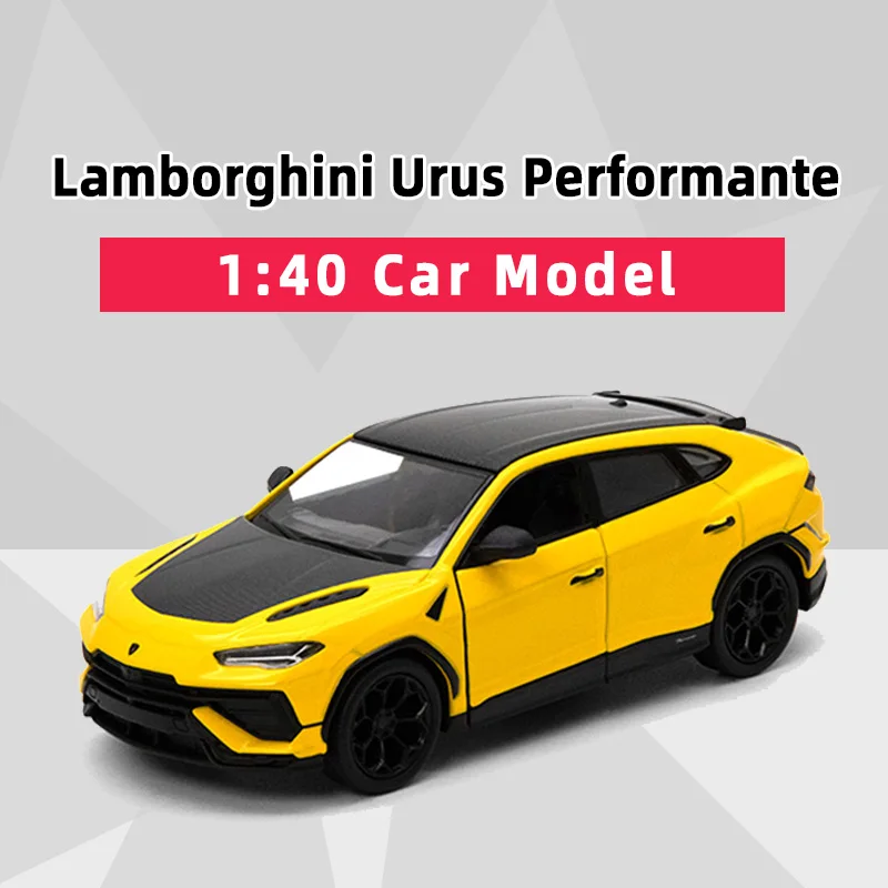 Modellino Lamborghini Urus Performante Polizia Kinsmart 1:40 – Pressofuso Nero