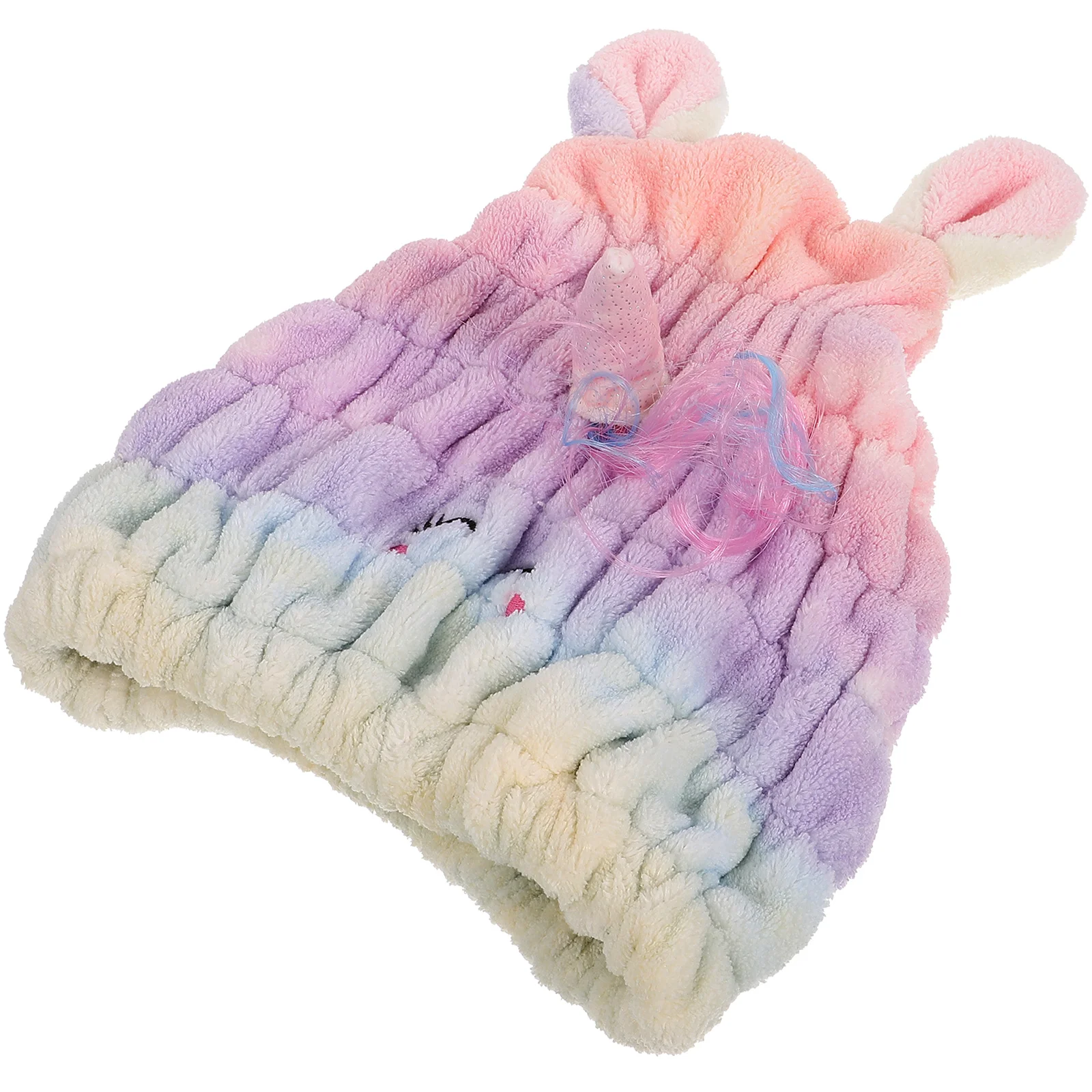 

Hair Shower Cap Turban Towel Large Scarf Womens Caps Cover for Towels Absorb Water Reusable