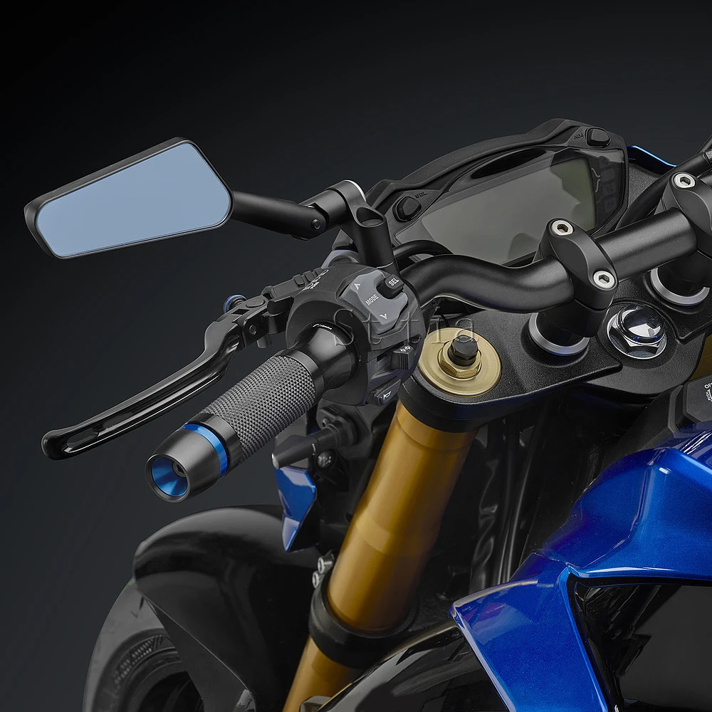 스즈키 GSX의 새로운 제품 ? -8S gsx 8S GSX8S 2023 2024-2026 오토바이 대형 블루 미러 윈드 윙 조절식 회전 백미러