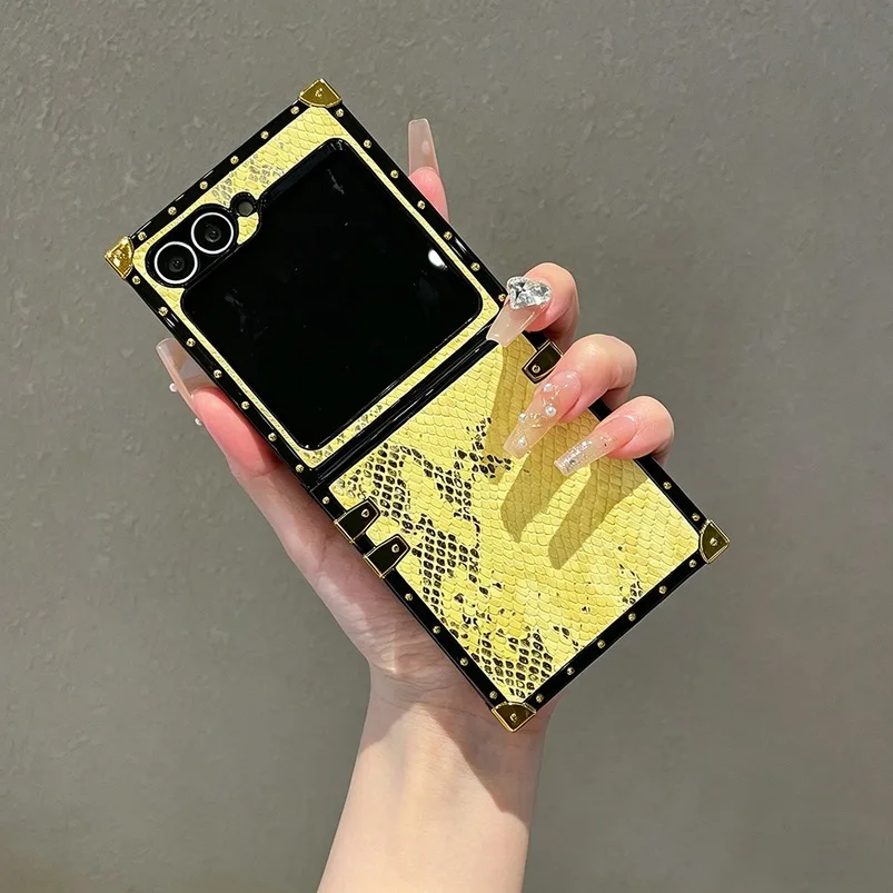 Luxury Leather Ring Case with Gold Stand – Premium Phone Cover