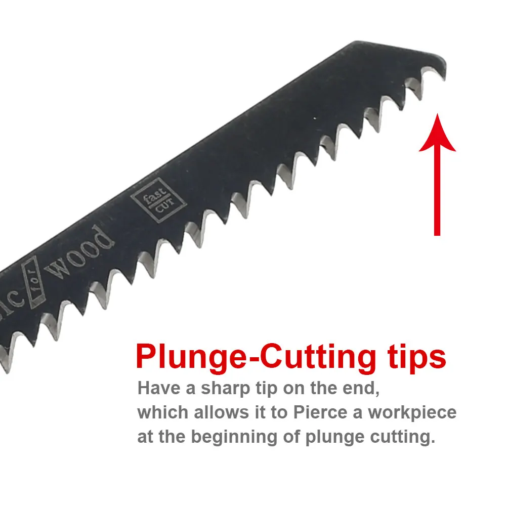 Jig Saw Blades 80/48Pcs Jig Saw Blades Cutting Tools T-Shank Wood Metal Blades Woodworking Tool Cutting Power Tools