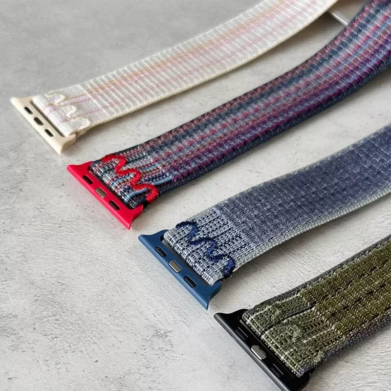 Nike Nylon Sport Loop Bracelet for Apple Watch - Compatible Sizes 42mm-49mm