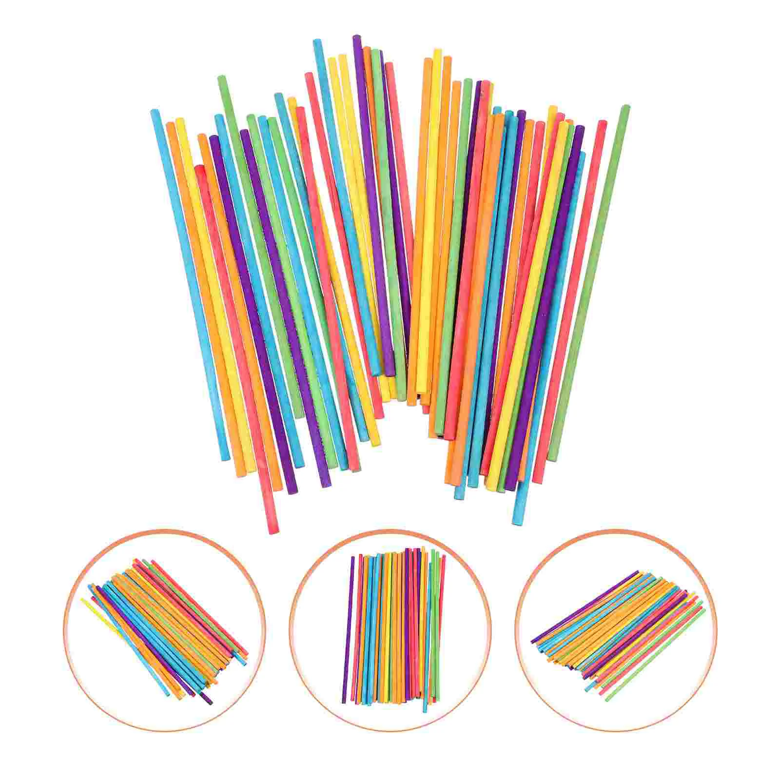 

Milisten Toddler Suit 100Pcs Rhythm Sticks Rhythm Music Lummi Sticks Classroom Musical Sticks Percussion Instruments