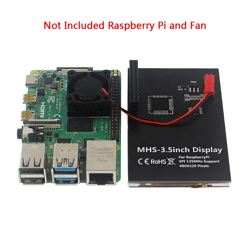 Raspberry Pi  3.5 inch Touch Screen 480*320 LCD 125MHz SPI L Monitor Display for
