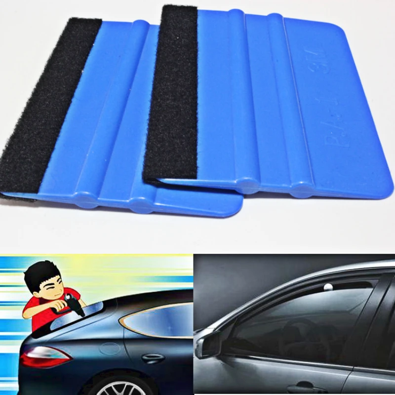 1PC Vinyl Wrap Car Film Install Squeegee Carbon Fiber Wrapping Tool Auto Foil Window Tint Scraper Household Car Cleaning Tool