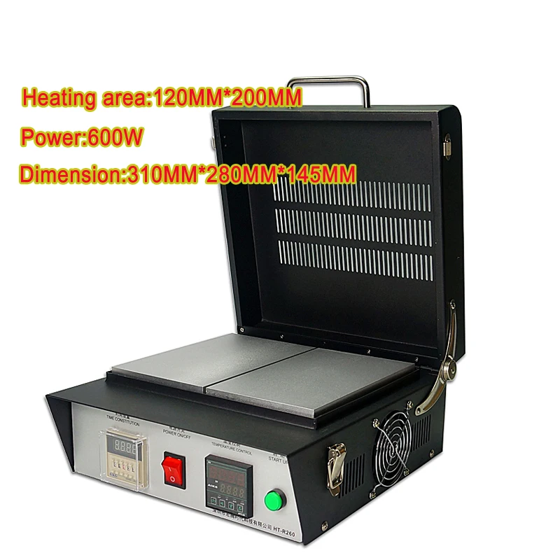 

600W HT-R260 BGA Reballing Reflow Oven Hot Plate Honton Repair System Welding Machine 220V 110V