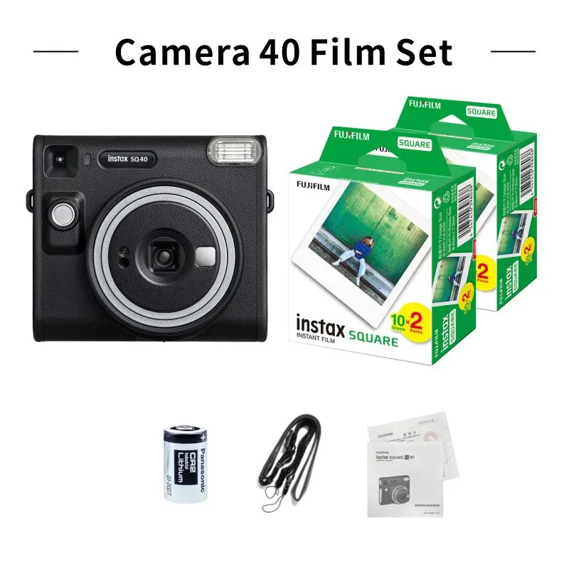 후지필름 인스탁스 스퀘어 SQ40 카메라 선택 가능, 인스탁스 스퀘어 화이트 엣지 필름 20/40 시트, 인화지 Best5 후지필름 인스탁스 스퀘어 SQ40 카메라 선택 가능, 인스탁스 스퀘어 화이트 엣지 필름 20/40 시트, 인화지 Best5