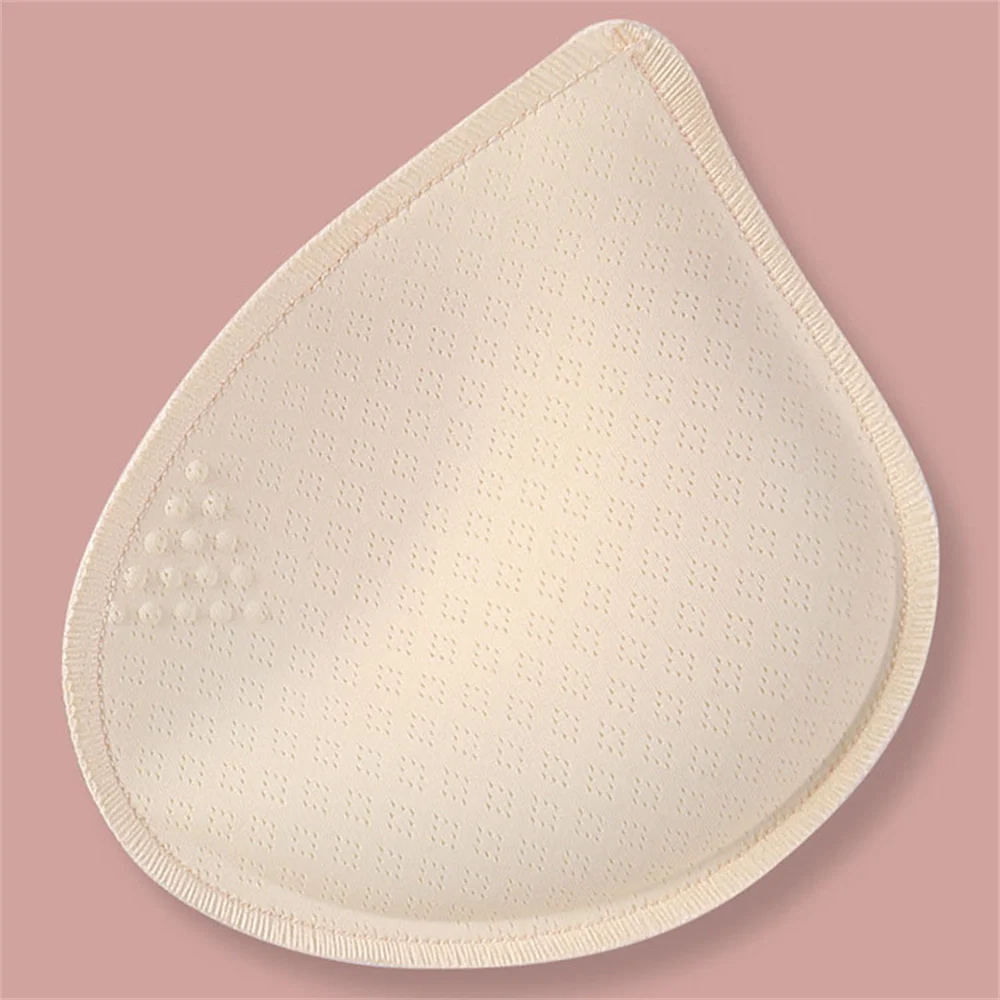 1 pair Sexy Thick Sponge Bra Pads Breast Insert Push Up Bra Enhancer Swimsuit Bikini Padded Removeable Chest Accessories Women