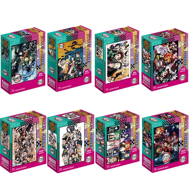 500/1000pçs Quebra-Cabe De Desenho Anime As Demon Slayer Kimetsu No Yaiba  De Papel Kamado Banjirou Jigsaw Puzzle Para Adulto Crianças Brinquedos  Educativos - Desconto no Preço