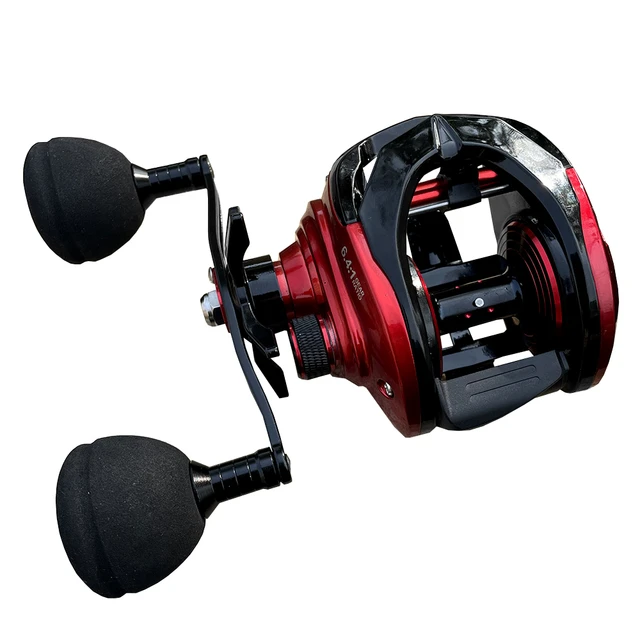 Baitcast Reel Big Game Jig Machine Long Casting Catfish Reel 15kg