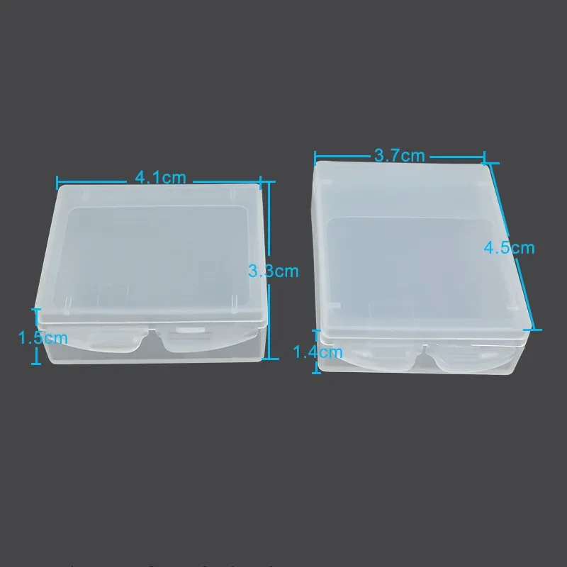 Protective Storage Battery Box Plastic Case Cover Camera Accessories for Gopro Hero 10 9/8/7/6/5 2pcs