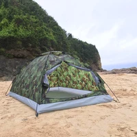 TOMSHOO Camping Tent for 2 Person Single Layer Outdoor Portable Camouflage Summer Tent for Outdoor Camping Traveling Tent 2