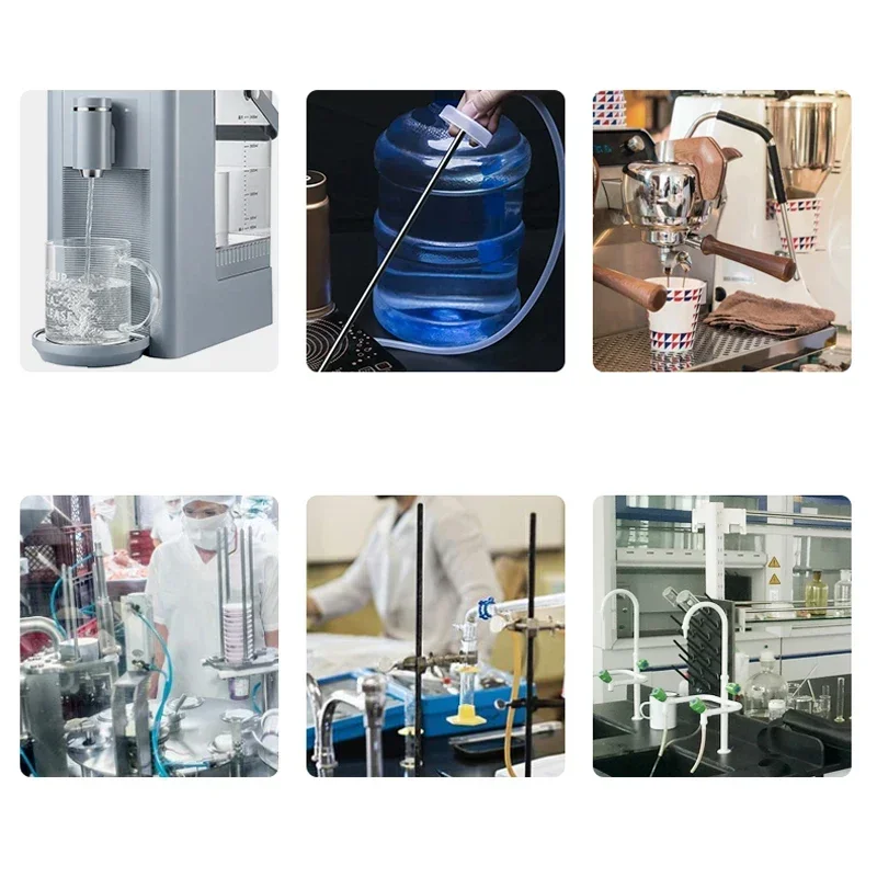 Food Grade Flexible Transparent Silicone Rubber Hose - Non-Toxic, Various Sizes Available