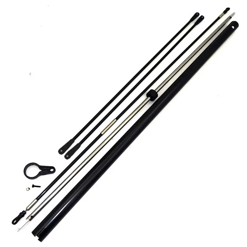 500 Rc Torque Tube Tail Boom Tail Brace & Tail Servos Rod Per Align Trex 500 Helicopter