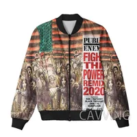 CAVVING 3D Printed  Public Enemy Zipper Bomber Jackets Men Overcoat Mens Coat Zip Up Jackets for Women/Men 2