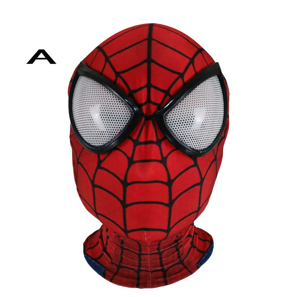 3D Printed Spider Masks Halloween Party Cosplay Spiderman Costumes Lycra Spider Mask Superhero Lenses Multi-style mask