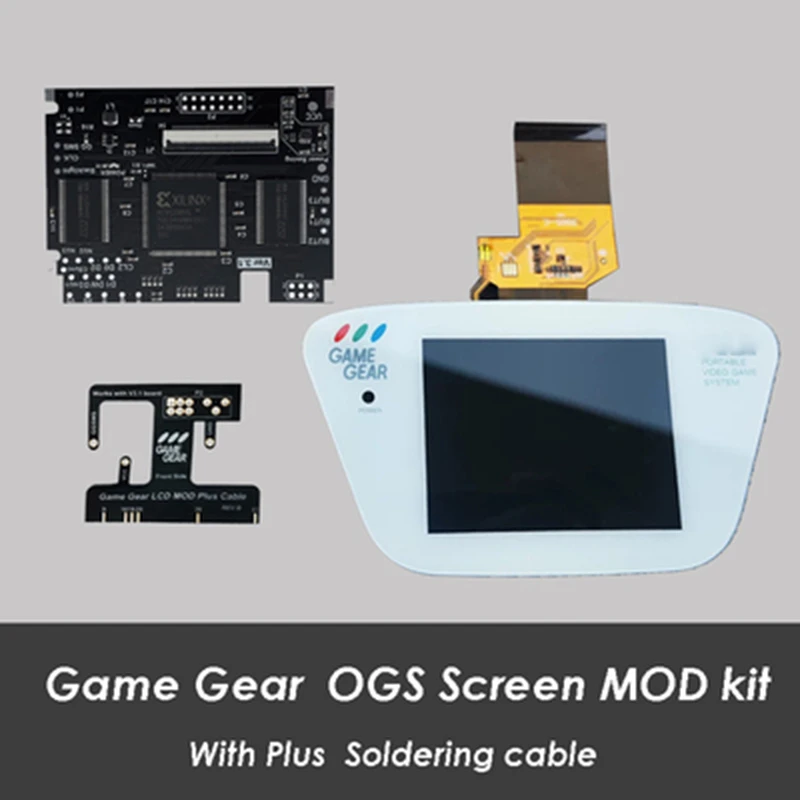 V3.1 LCD Screen For SEGA Game Gear HighLit Full Display VGA Out Mod