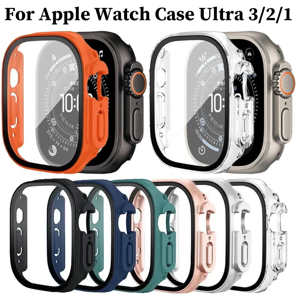 Premium Protective Cover for Apple Watch - 49mm Screen Guard & Anti-Fall Bumper Shell