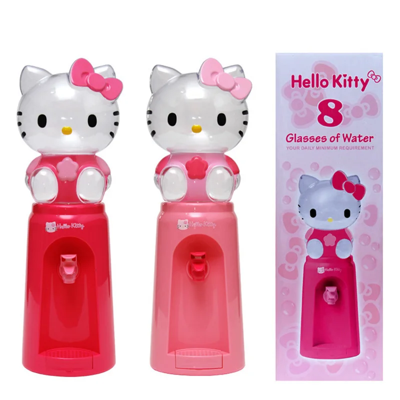 

Sanrio Kawaii Hello Kitty My Melody Desktop Water Dispenser 8 Glasses Cute Cartoon Office Dormitory Juice Bottle Toys for Girls