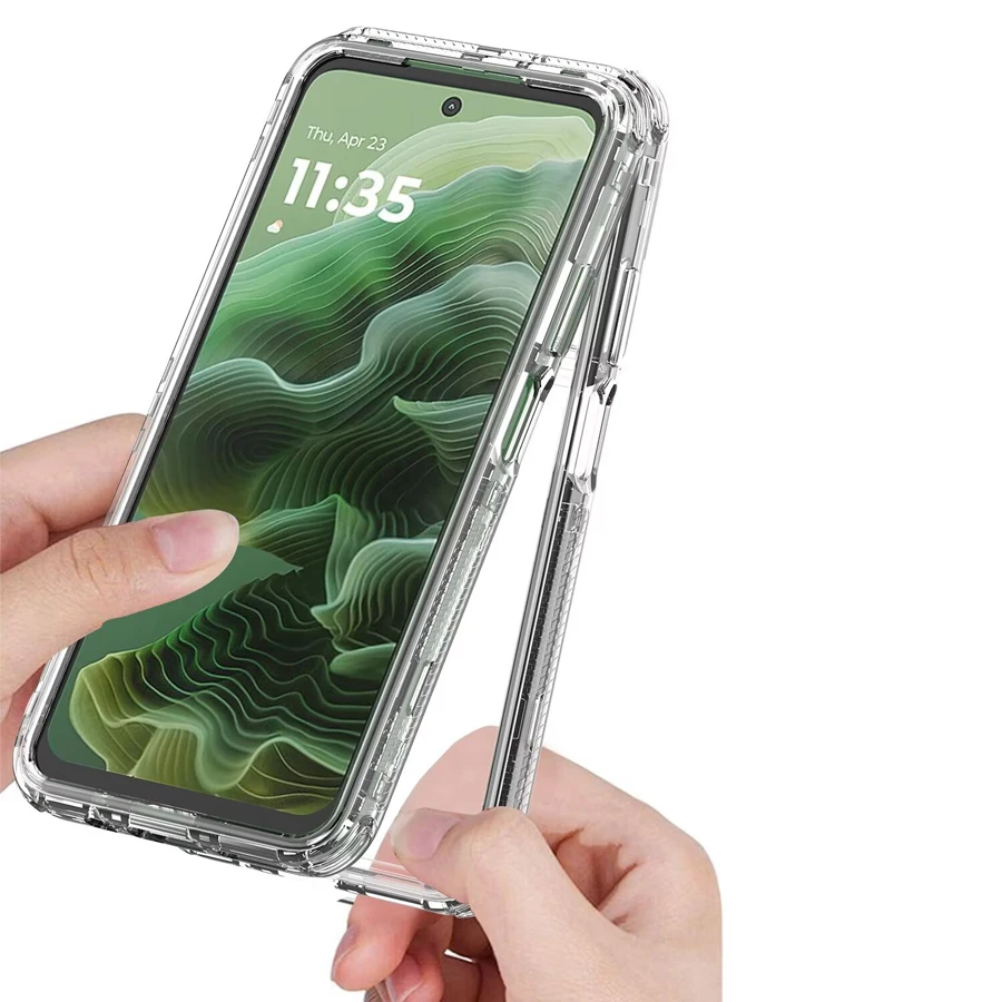 Durable Transparent Cell Phone Case with Enhanced Drop and Shock Protection