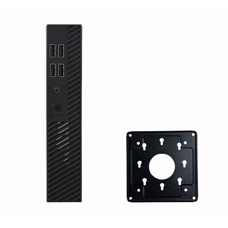 

Тонкая мини-ITX компьютерная шасси DX01, тонкая полувысота, компьютерная шасси USB 2,0, компьютерная деталь с настенным кронштейном