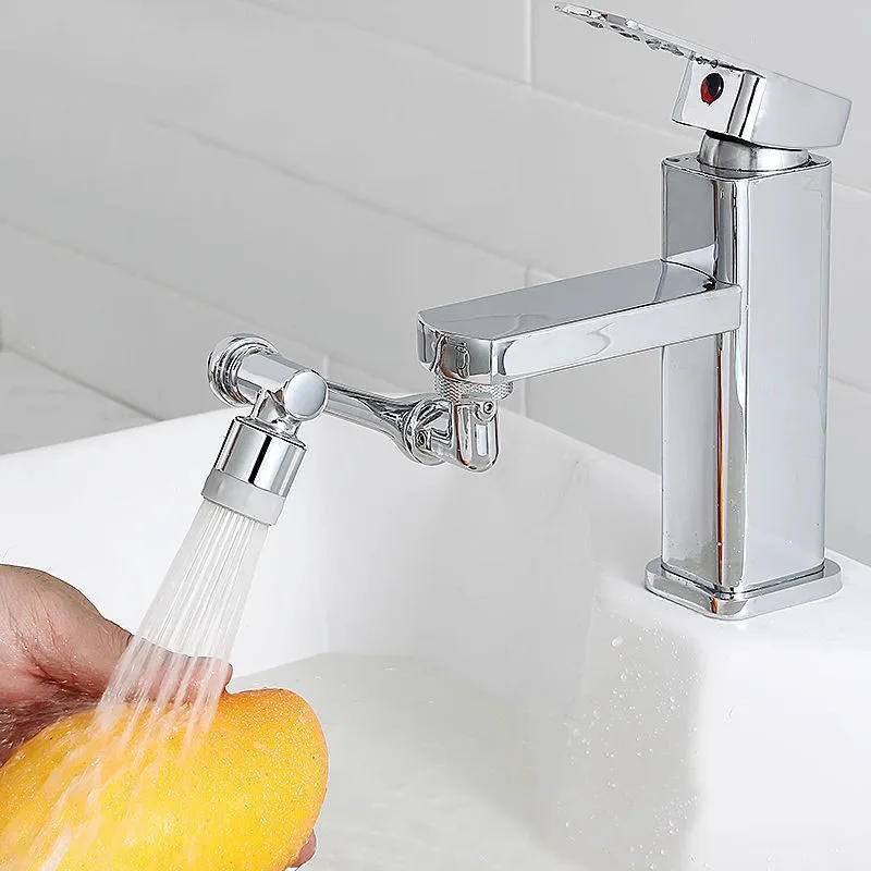 

99% Universal 1080° Rotation Extender Faucet Aerator Robotic Arm Plastic Splash for Kitchen Washbasin Faucets Bubbler Nozzle