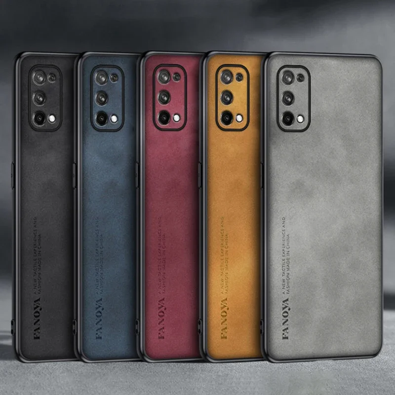 Luxury PU Leather Matte Silicone Phone Case - Premium Protection Cover