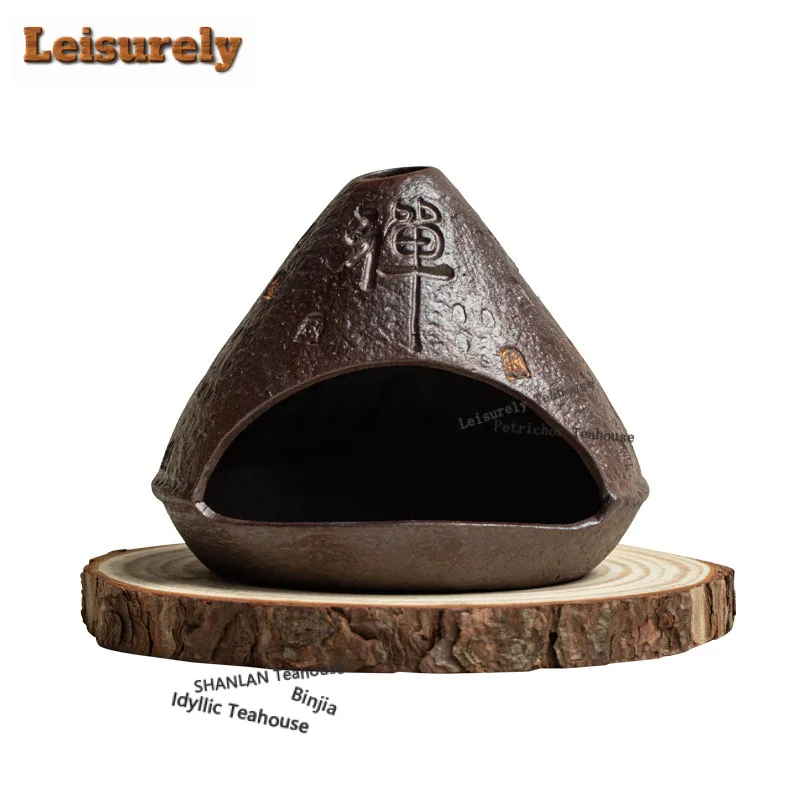 Dunhuang Zen Incense Holder Vintage Diffuser Incense Burners Mosquito Incense Holder Meditation Censer Tea Services Ornaments