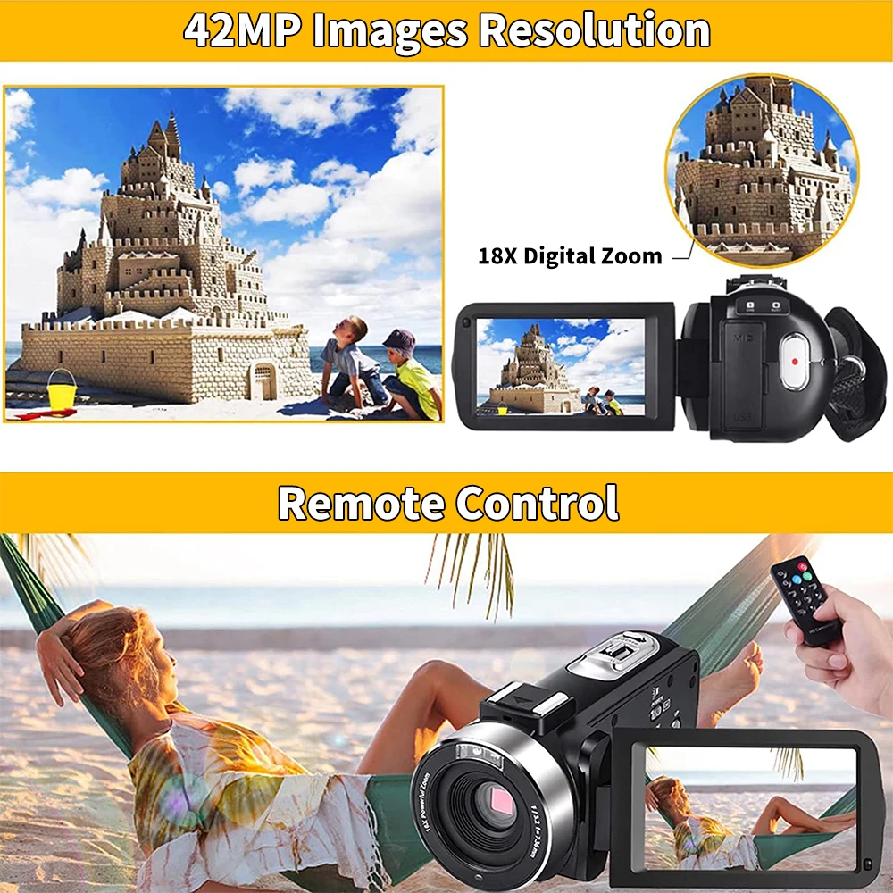 4k Digitalkamera Für Fotografie Mit Wlan Und Klappdisplay Vlogging_voghion.com