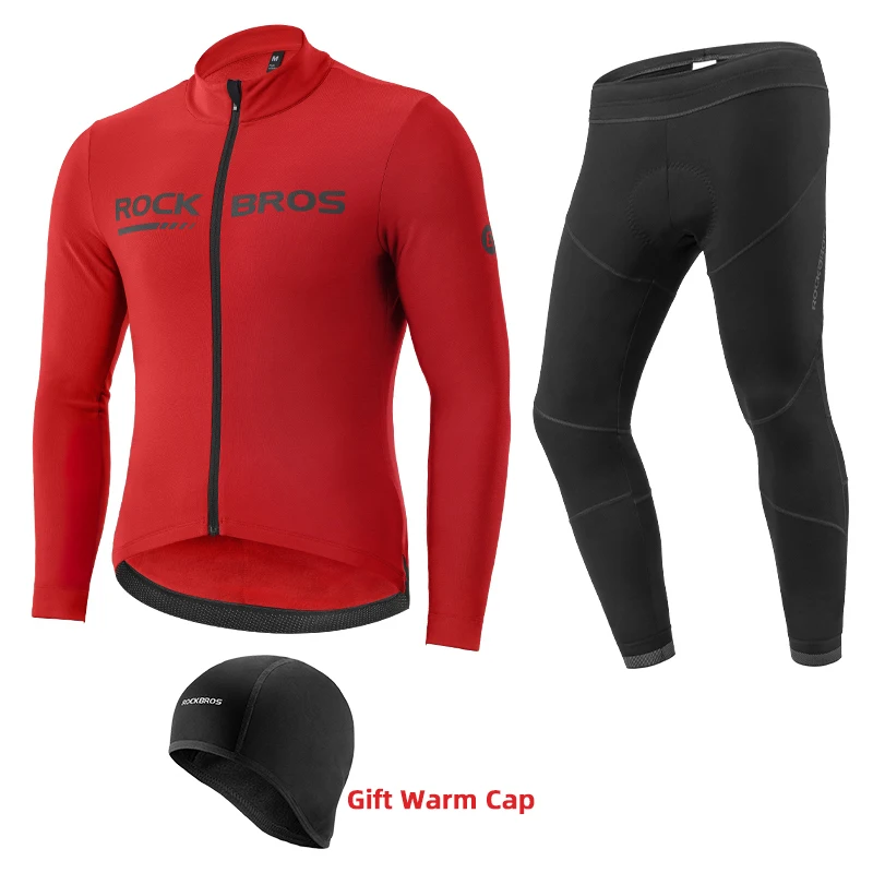 ROCKBROS Giacche Da Bicicletta Invernali Uomo Donna Pile - Foto 6