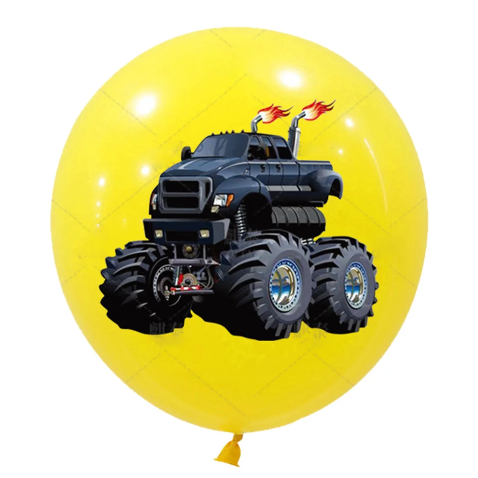 Camion Monstre Ballons Set,Camion Monstre Ballons De Fête D'Anniversaire,Monster Truck