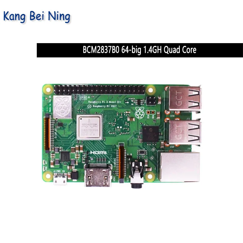 Nuovo Originale Raspberry Pi 3 Modello B + Board 3B Plus Muslimb 64-Bit 1.4Ghz Con 1Gb Lpddr2 Sdarm Supporto Wifi E Bluetooth