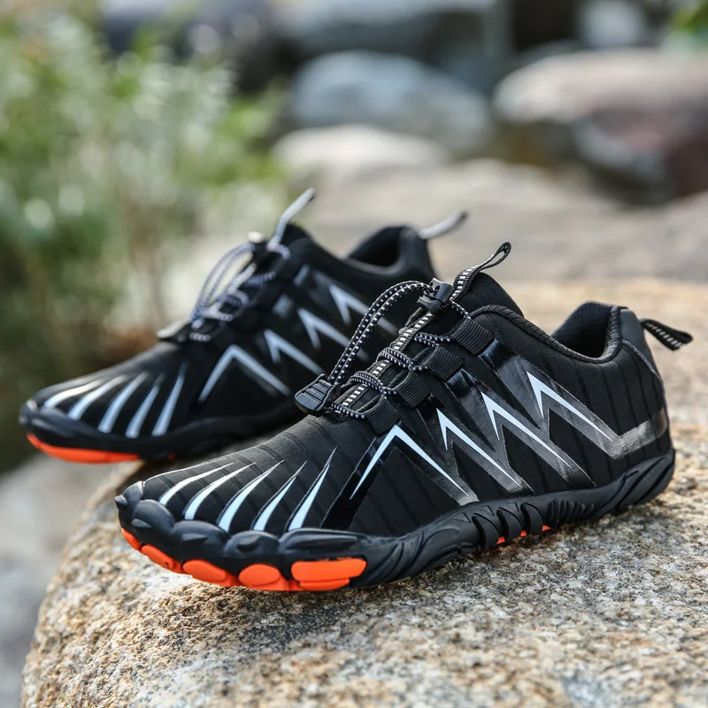 Men's Waterproof Neoprene Water Shoes, Barefoot, Outdoor Beach Upstream Aqua Sneakers, Plus Size, Nonslip, River Sea Diving