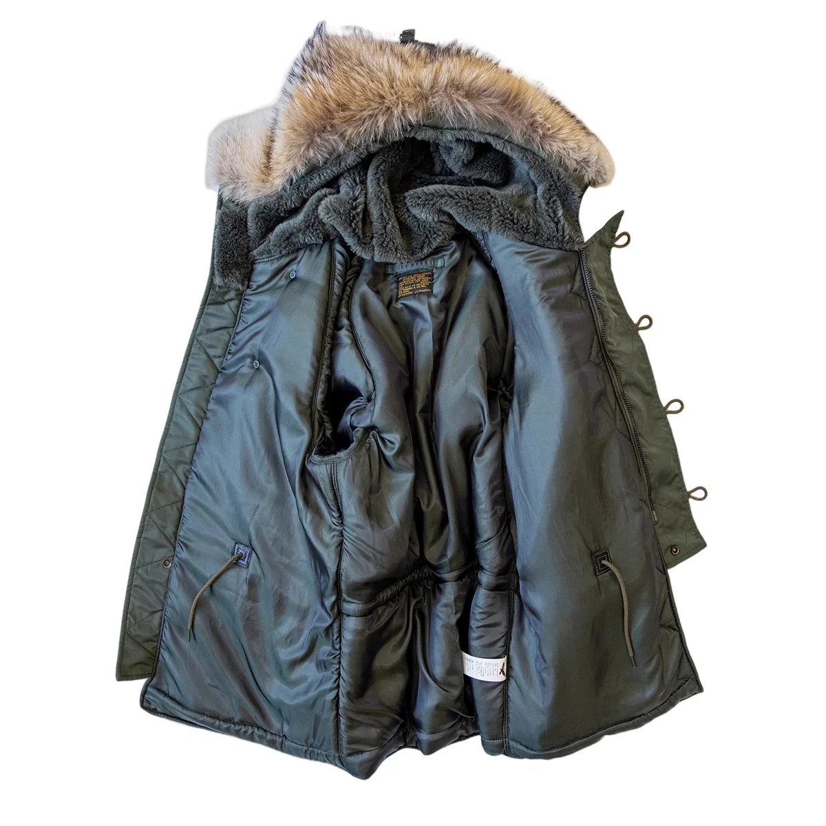 Army Style N3B Insulated Parka Jacket – Hooded Winter Coat, Wind-Resistant, For Men & Women – Military-Inspired Outdoor Wear