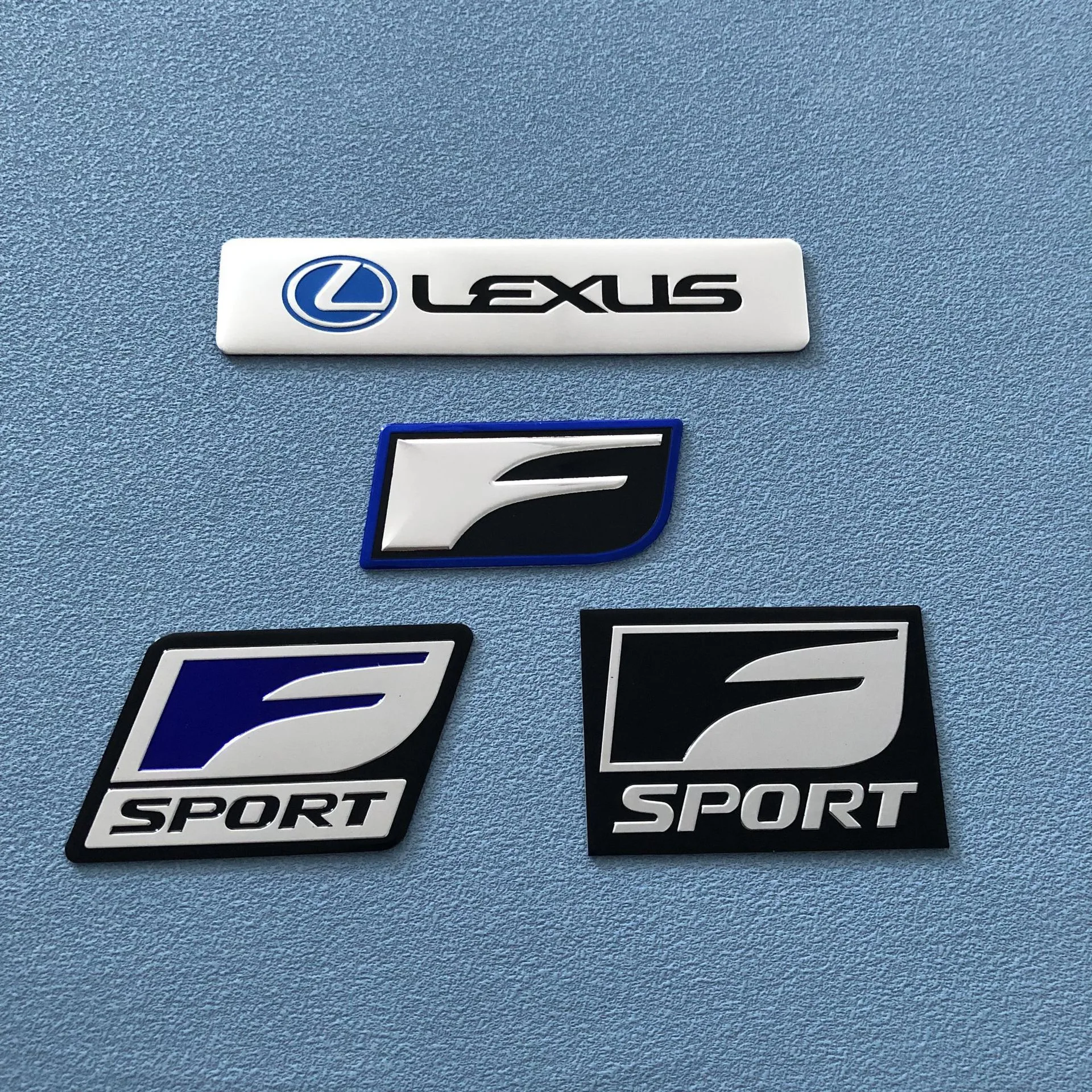 Car Lexus Logo Sticker 3D Metal Car Body Trunk Decal For Lexus Fsport ...